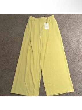 JAKI LONDON Yellow Wide-Leg Trousers